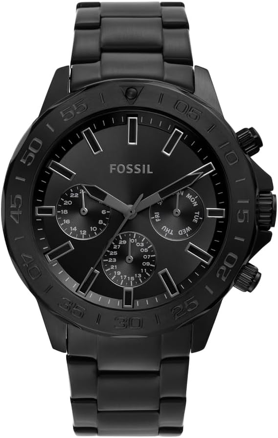 Bannon Multifunction Black Stainless Steel Watch Bannon Multifunction Black Stainless Steel Watch