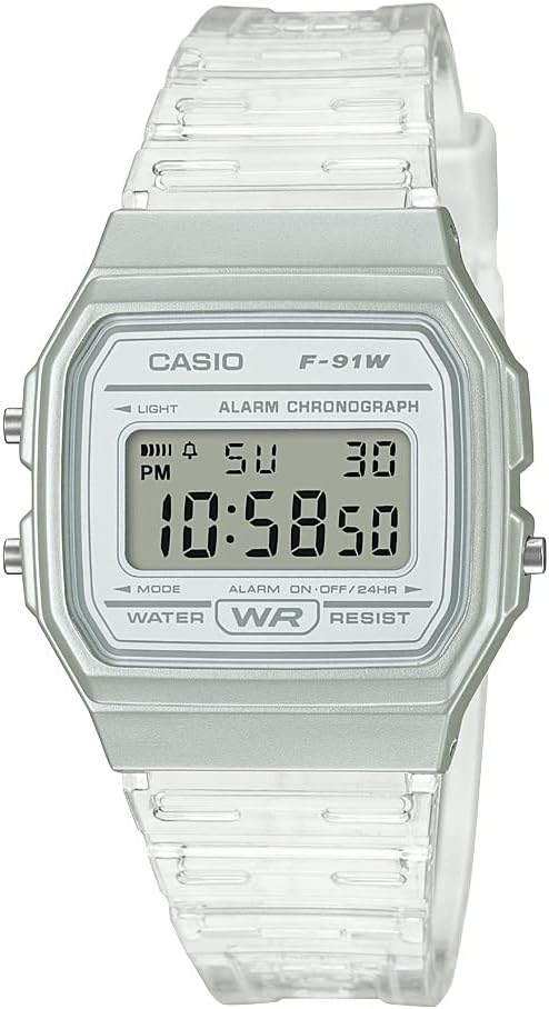Casio F91W Series | Digital Watch | Water Resistant | LED Light | 1/100 SEC Stopwatch | Regular Time Keeping (HR, Min, SEC, PM, Date, Day) | Daily...