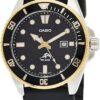 Casio MDV106 Series | Unisex Analog Watch | 200M WR | Stainless Steel Case | Resin Band | 2 Hand Analog (HR, Min, SEC) | Date Display | Screw Down...