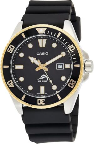 Casio MDV106 Series | Unisex Analog Watch | 200M WR | Stainless Steel Case | Resin Band | 2 Hand Analog (HR, Min, SEC) | Date Display | Screw Down... Casio MDV106 Series | Unisex Analog Watch | 200M WR | Stainless Steel Case | Resin Band | 2 Hand Analog (HR, Min, SEC) | Date Display | Screw Down...