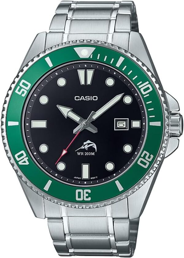 Casio MDV106 Series | Unisex Analog Watch | 200M WR | Stainless Steel Case | Resin Band | 2 Hand Analog (HR, Min, SEC) | Date Display | Screw Down... Casio MDV106 Series | Unisex Analog Watch | 200M WR | Stainless Steel Case | Resin Band | 2 Hand Analog (HR, Min, SEC) | Date Display | Screw Down...