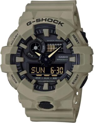 Casio Men's 700UC Series G-Shock Quartz 200M WR Shock Resistant Resin Strap and Case Casio Men's 700UC Series G-Shock Quartz 200M WR Shock Resistant Resin Strap and Case