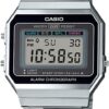 Casio Men's A700W-1ACF Classic Digital Display Quartz Silver Watch