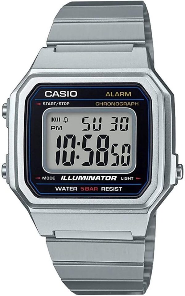 Casio Men's B650WD-1ACF Classic Digital Display Quartz Silver Watch Casio Men's B650WD-1ACF Classic Digital Display Quartz Silver Watch