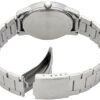 Casio #MTP-V001D-1B Men's Standard Stainless Steel Easy Reader Black Dial Watch