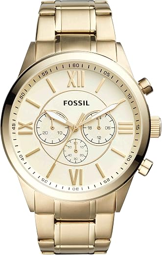 Fossil Flynn Chronograph Gold-Tone Stainless Steel Watch BQ1128 Fossil Flynn Chronograph Gold-Tone Stainless Steel Watch BQ1128