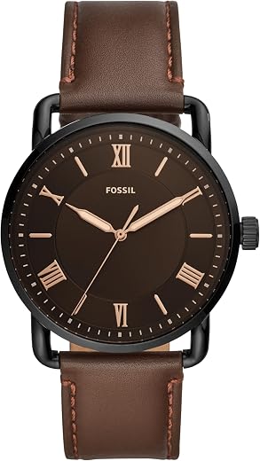 Fossil Men's Copeland Quartz Stainless Steel and Leather Three-Hand Watch for Men Fossil Men's Copeland Quartz Stainless Steel and Leather Three-Hand Watch for Men