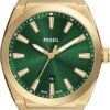 Fossil Men's Everett Quartz Stainless Steel Watch, Three-Hand Watch for Men