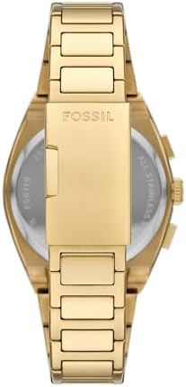Fossil Men's Everett Quartz Stainless Steel Watch, Three-Hand Watch for Men