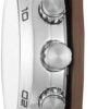 Fossil Men's Watch, Coachman Quartz Stainless Steel and Chronograph Leather Watch for Men