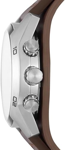 Fossil Men's Watch, Coachman Quartz Stainless Steel and Chronograph Leather Watch for Men