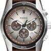 Fossil Men's Watch, Coachman Quartz Stainless Steel and Chronograph Leather Watch for Men