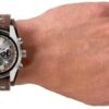 Fossil Men's Watch, Coachman Quartz Stainless Steel and Chronograph Leather Watch for Men