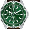 Fossil Men's Watch, Garrett Multifunction Stainless Steel Watch for Men