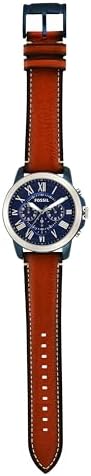Fossil Men's Watch, Grant Quartz Stainless Steel Chronograph Watch for Men