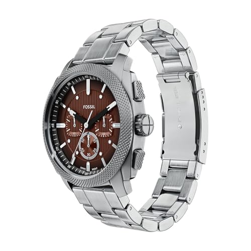 Fossil Men's Watch, Machine Stainless Steel Chronograph Watch for Men Fossil Men's Watch, Machine Stainless Steel Chronograph Watch for Men