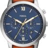 Fossil Men's Watch, Neutra Quartz Stainless Steel Chronograph Watch for Men