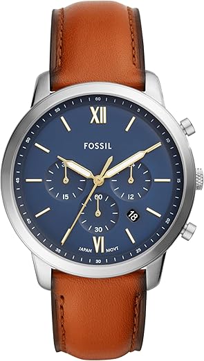 Fossil Men's Watch, Neutra Quartz Stainless Steel Chronograph Watch for Men Fossil Men's Watch, Neutra Quartz Stainless Steel Chronograph Watch for Men