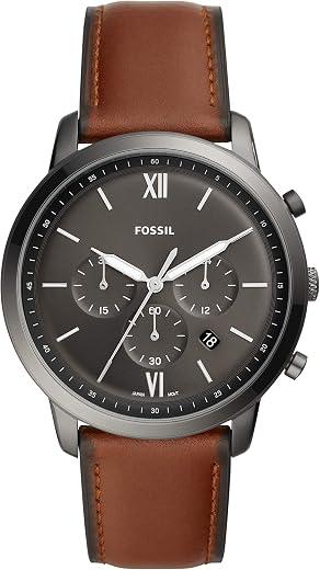 Fossil Men's Watch, Neutra Quartz Stainless Steel Chronograph Watch for Men Fossil Men's Watch, Neutra Quartz Stainless Steel Chronograph Watch for Men