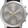 Fossil Men's Watch, Neutra Quartz Stainless Steel Chronograph Watch for Men
