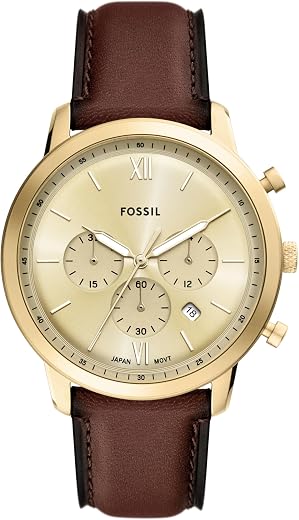 Fossil Men's Watch, Neutra Quartz Stainless Steel Chronograph Watch for Men Fossil Men's Watch, Neutra Quartz Stainless Steel Chronograph Watch for Men