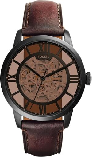 Fossil Men's Watch, Townsman Automatic Stainless Steel Watch for Men