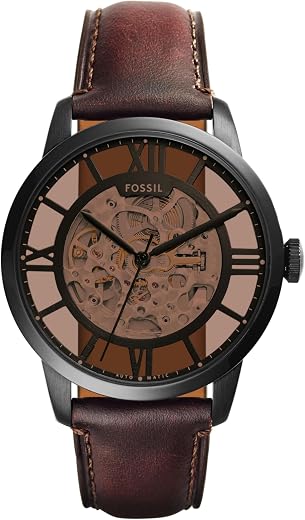 Fossil Men's Watch, Townsman Automatic Stainless Steel Watch for Men
