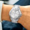 Invicta Men's 1326 Invicta II Chronograph Black Dial Two-Tone Stainless Steel Watch