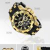 Invicta Men's 22340 22341 22343 22344 22346 Pro Diver Analog Display Quartz Black Watch