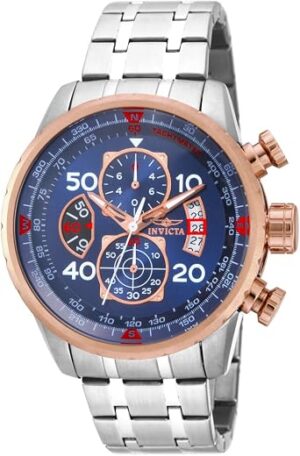 Invicta Men's Aviator Analog Display Japanese Quartz Watch Invicta Men's Aviator Analog Display Japanese Quartz Watch