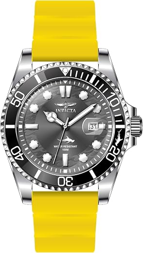 Invicta Pro Diver Men 43mm Stainless Steel Steel Black dial