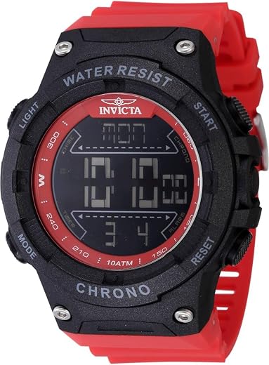 Invicta Racing Men 52mm Dial Electronic Digital