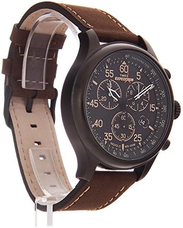 Timex Expedition Field Chronograph 43mm Men’s Analog Watch | INDIGLO Backlight | Durable Comfortable Adjustable Strap | Rugged Outdoor Watch | 100M...