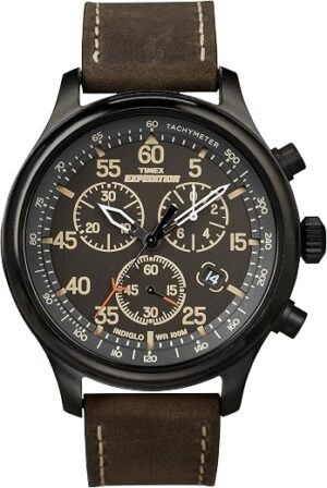 Timex Expedition Field Chronograph 43mm Men’s Analog Watch | INDIGLO Backlight | Durable Comfortable Adjustable Strap | Rugged Outdoor Watch | 100M... Timex Expedition Field Chronograph 43mm Men’s Analog Watch | INDIGLO Backlight | Durable Comfortable Adjustable Strap | Rugged Outdoor Watch | 100M...